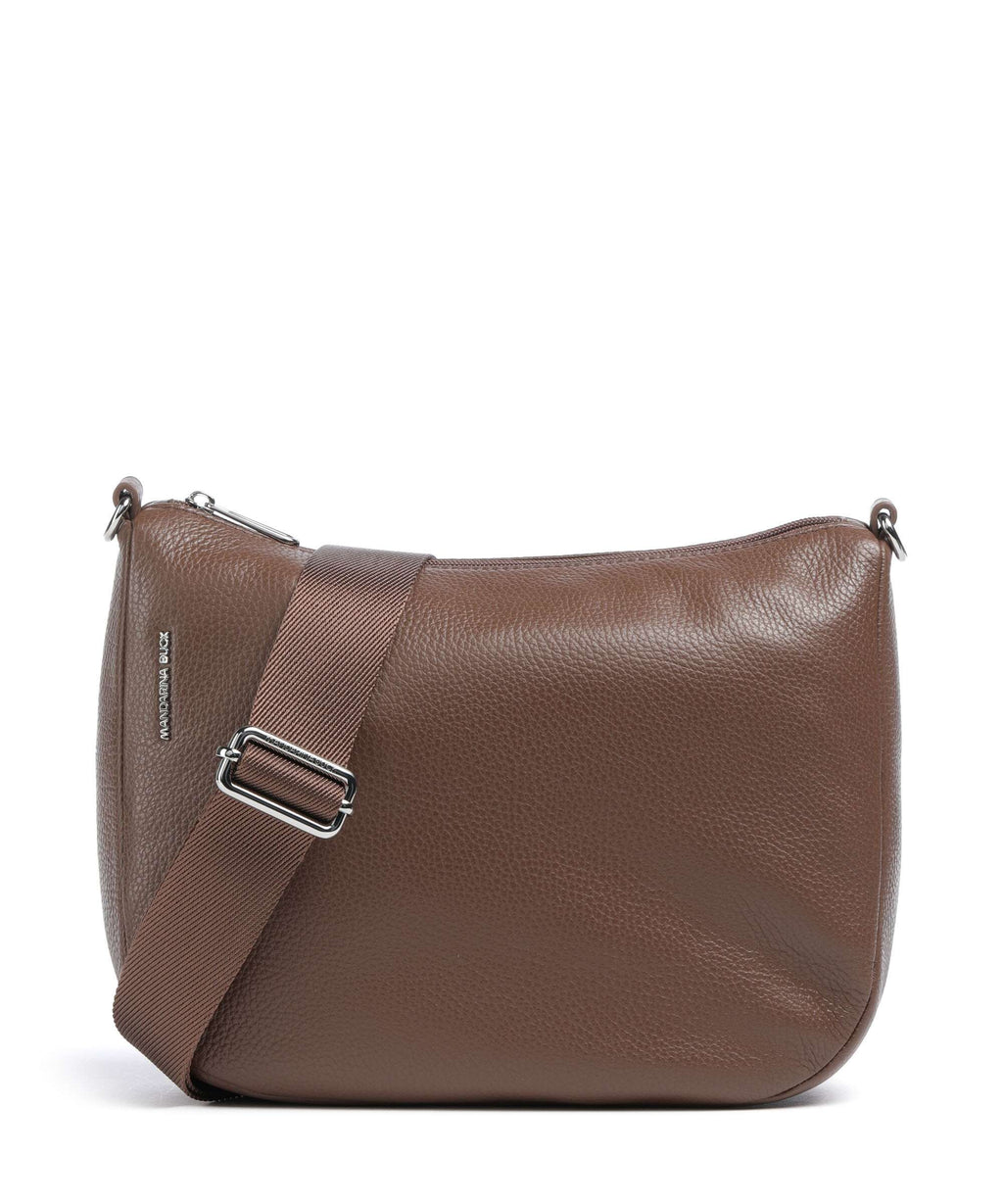 Mandarina Duck Mellow Leather Crossbody bag milk chocolate