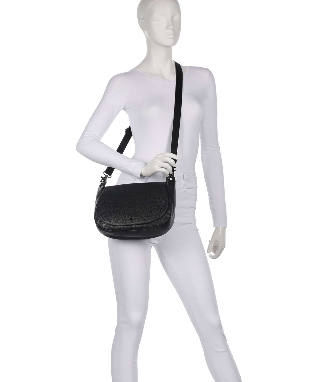 Mandarina Duck Mellow Leather Shoulder bag nero