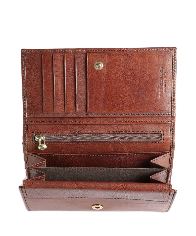 The Bridge Wallet marrone