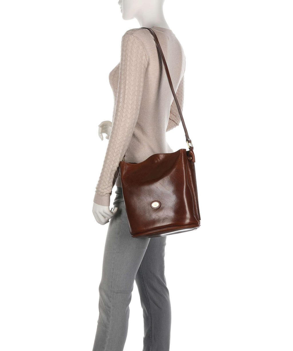 The Bridge Story Donna Hobo bag marrone