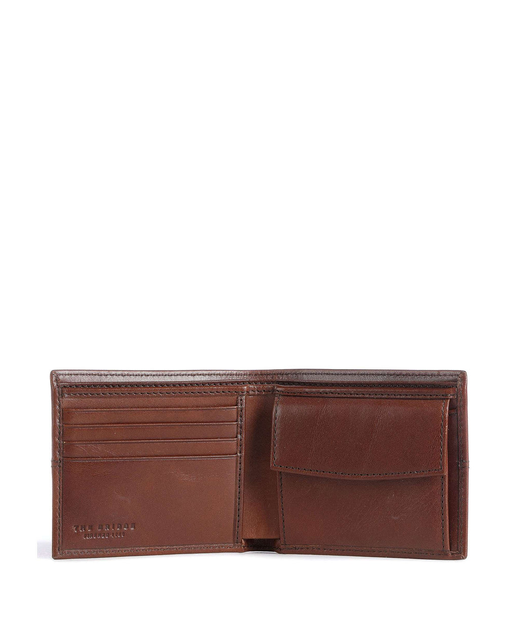The Bridge Vespucci Wallet marrone