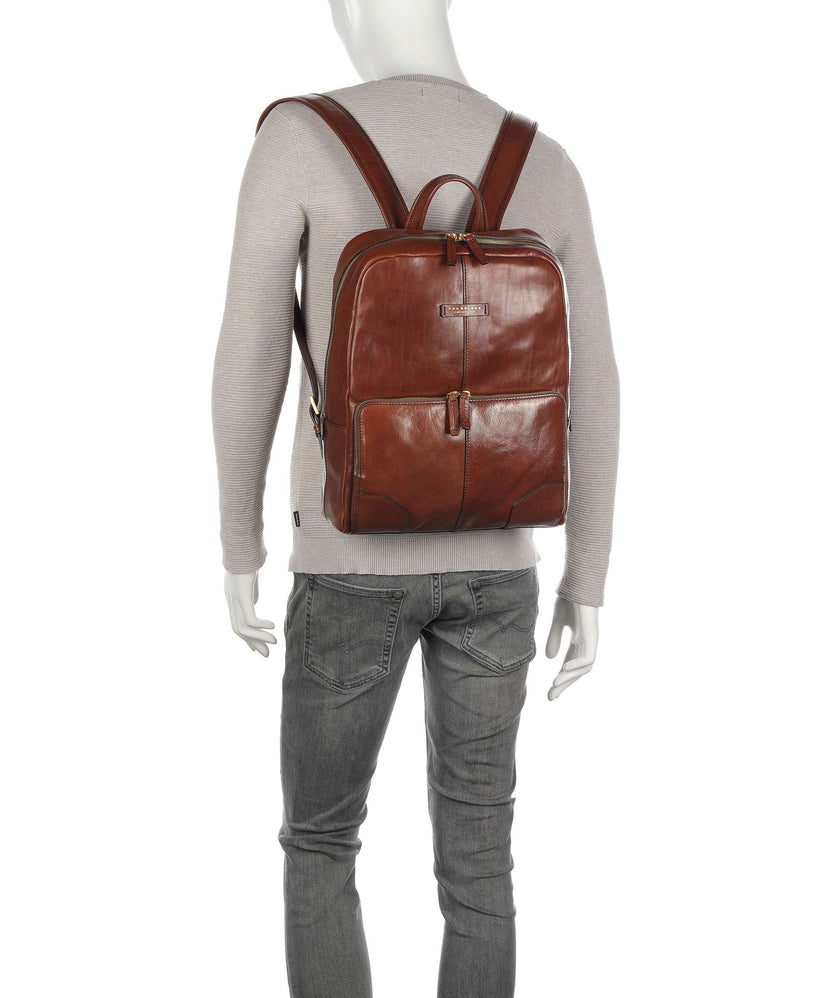The Bridge Vespucci Backpack marrone