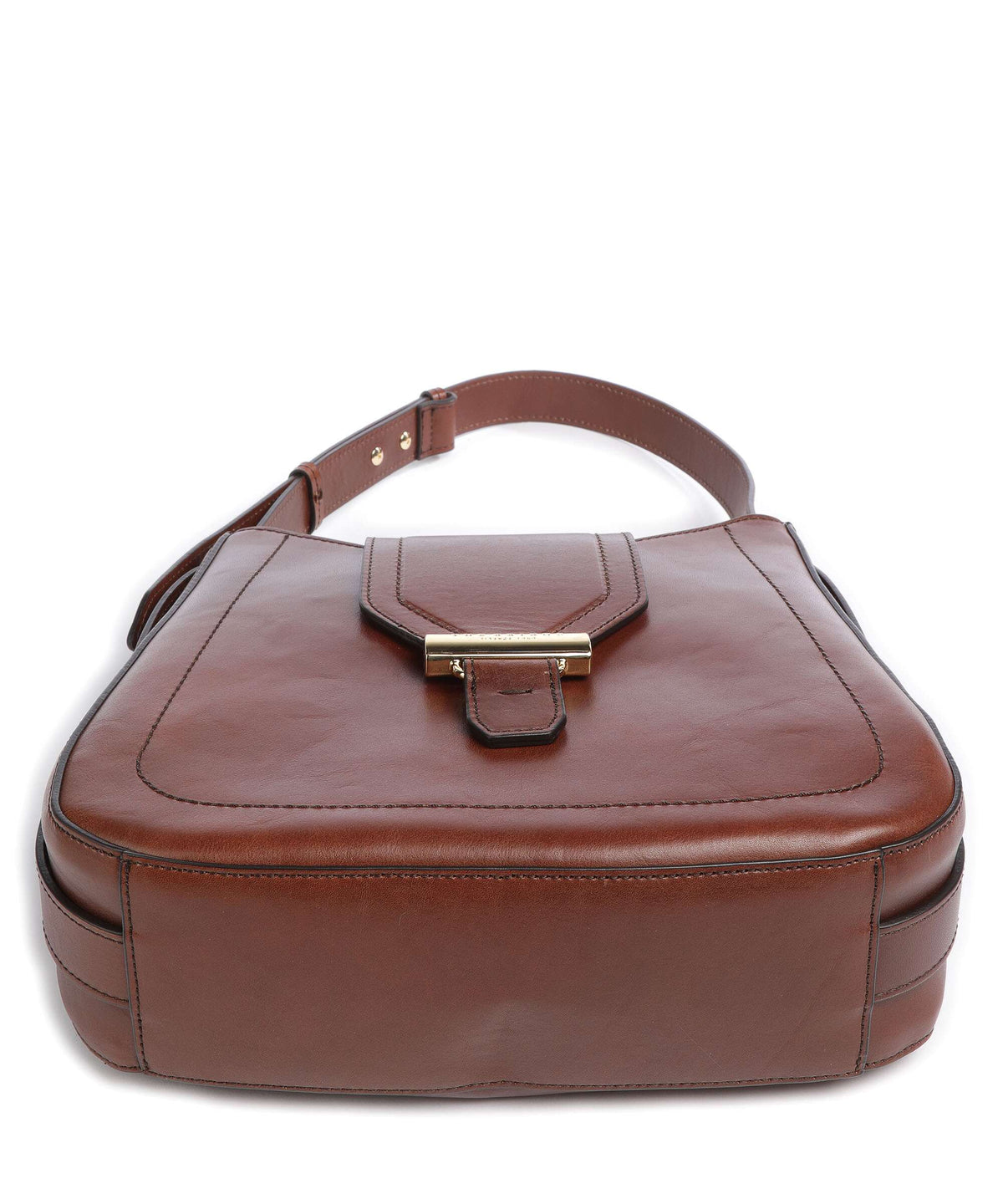 The Bridge Benedetta Shoulder bag marrone/oro