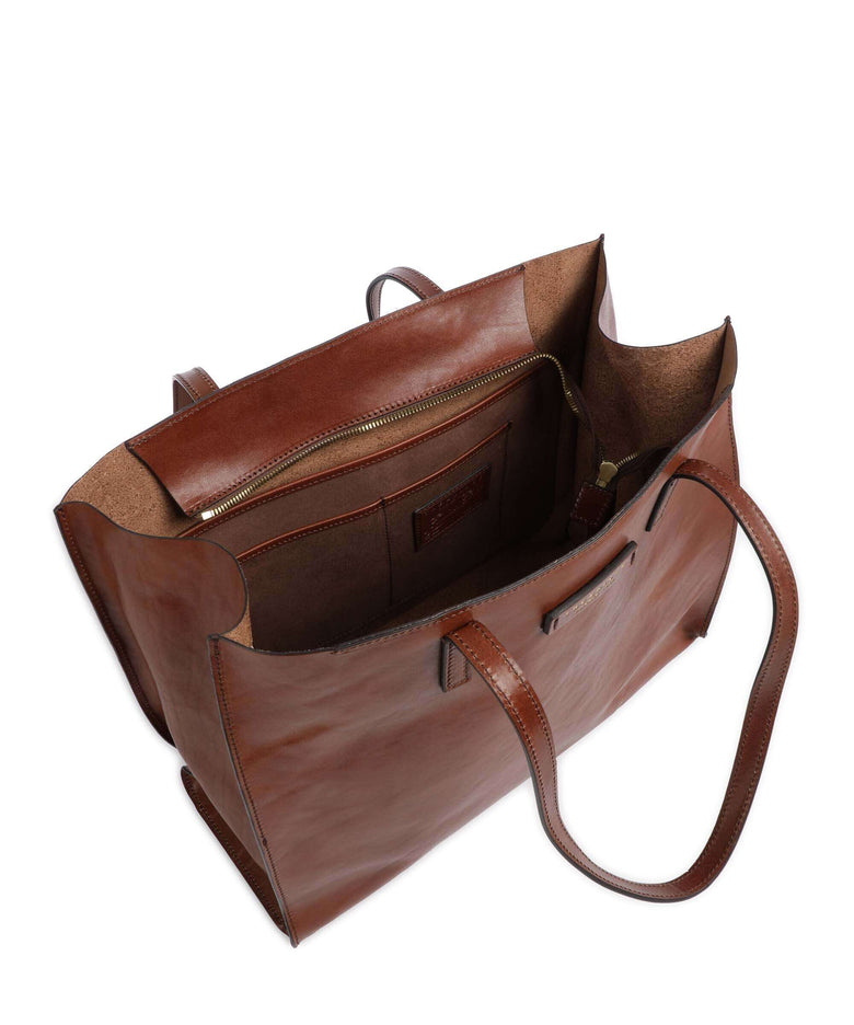 The Bridge Mirra Tote bag marrone