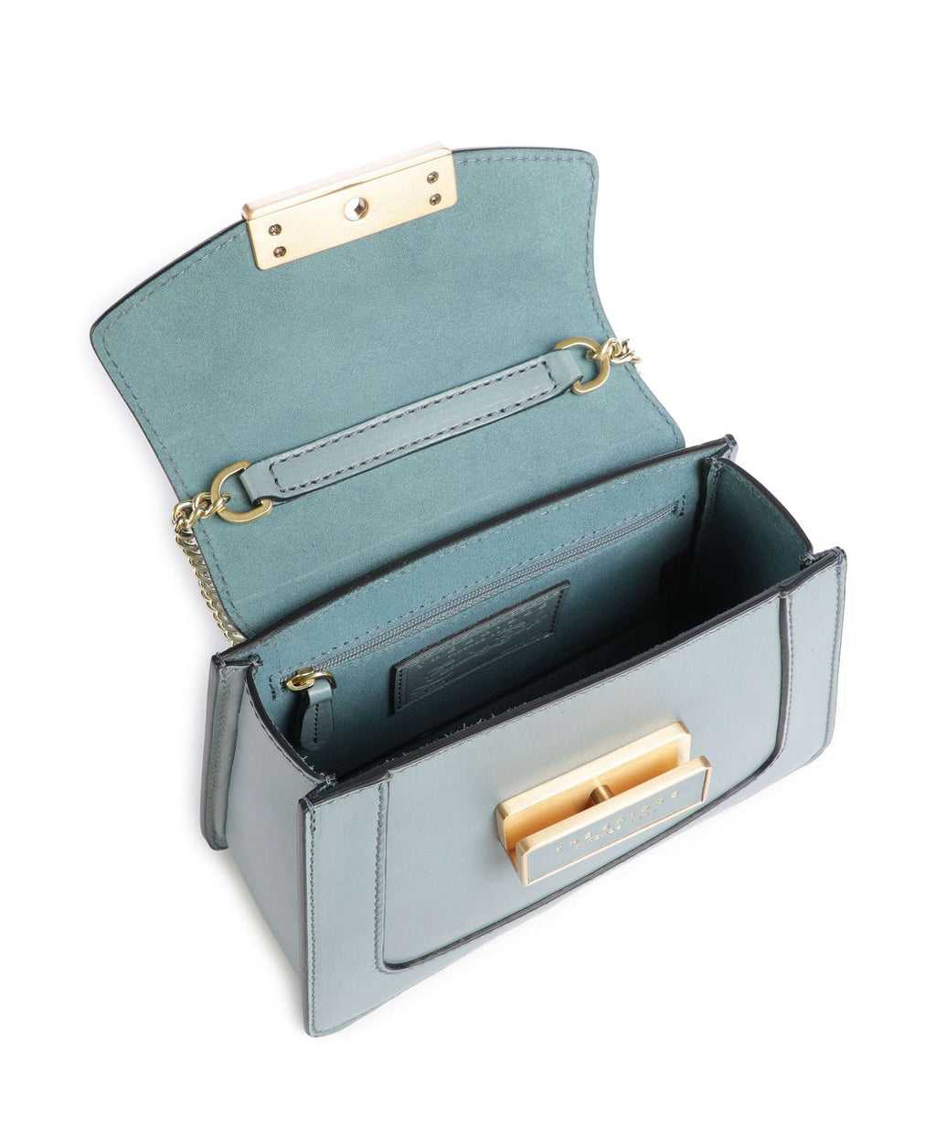The Bridge Ginevra Handbag baby blue/oro