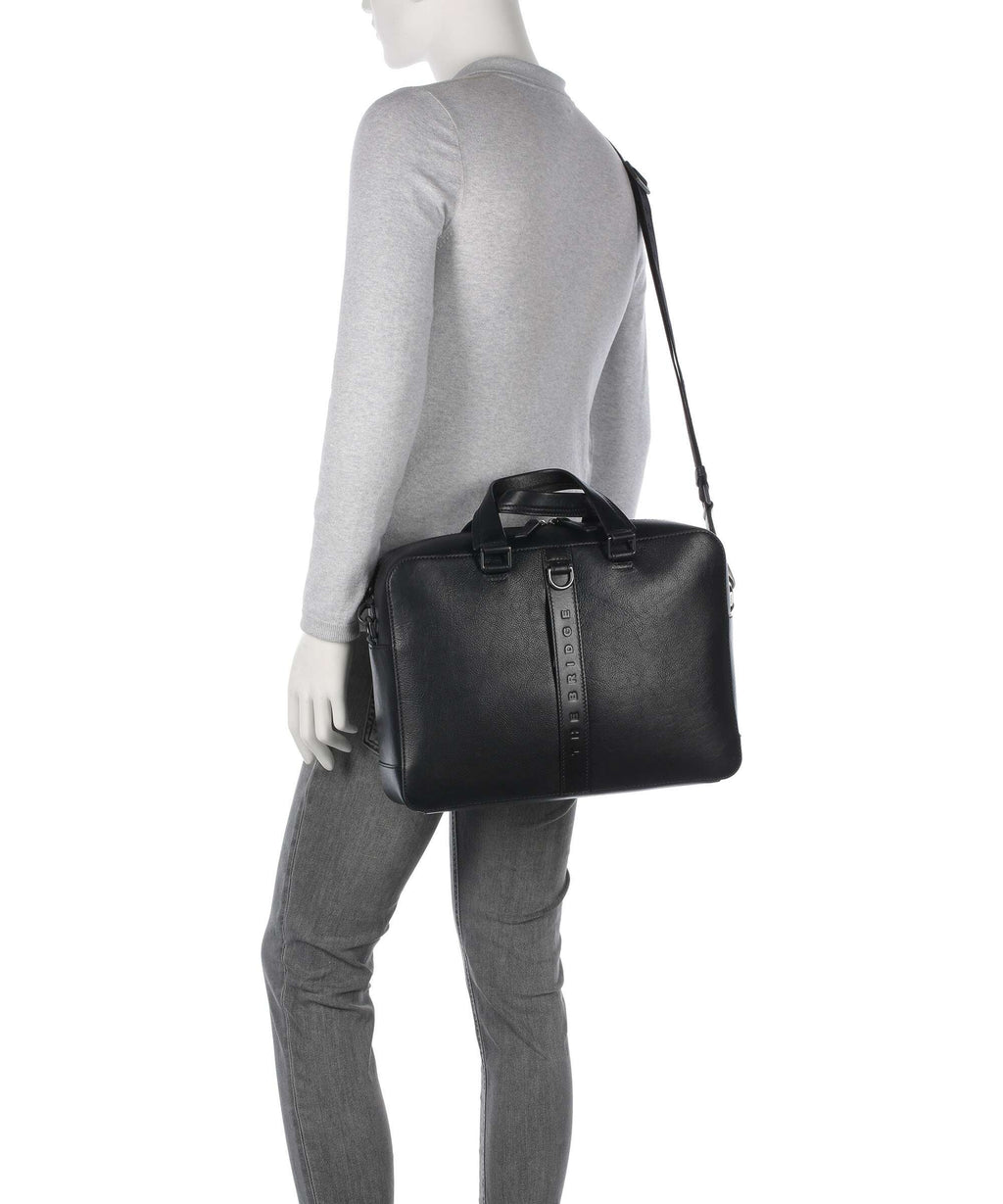 The Bridge Giacomo Briefcase black