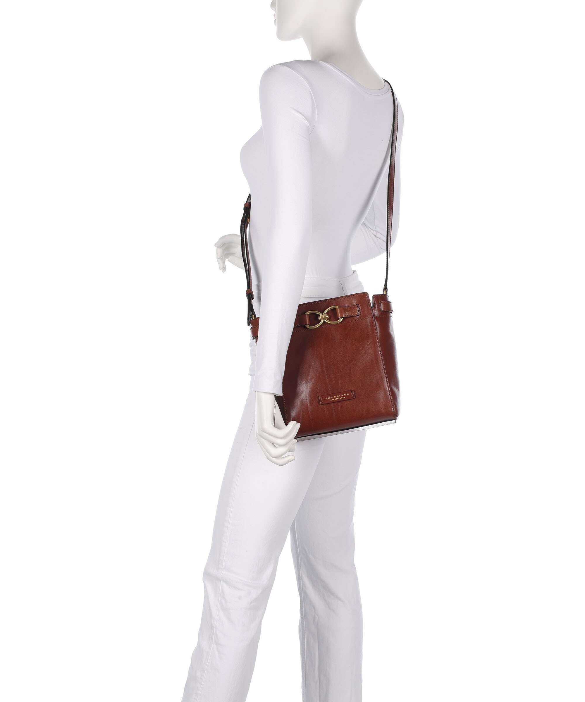 The Bridge Isotta Crossbody bag marrone