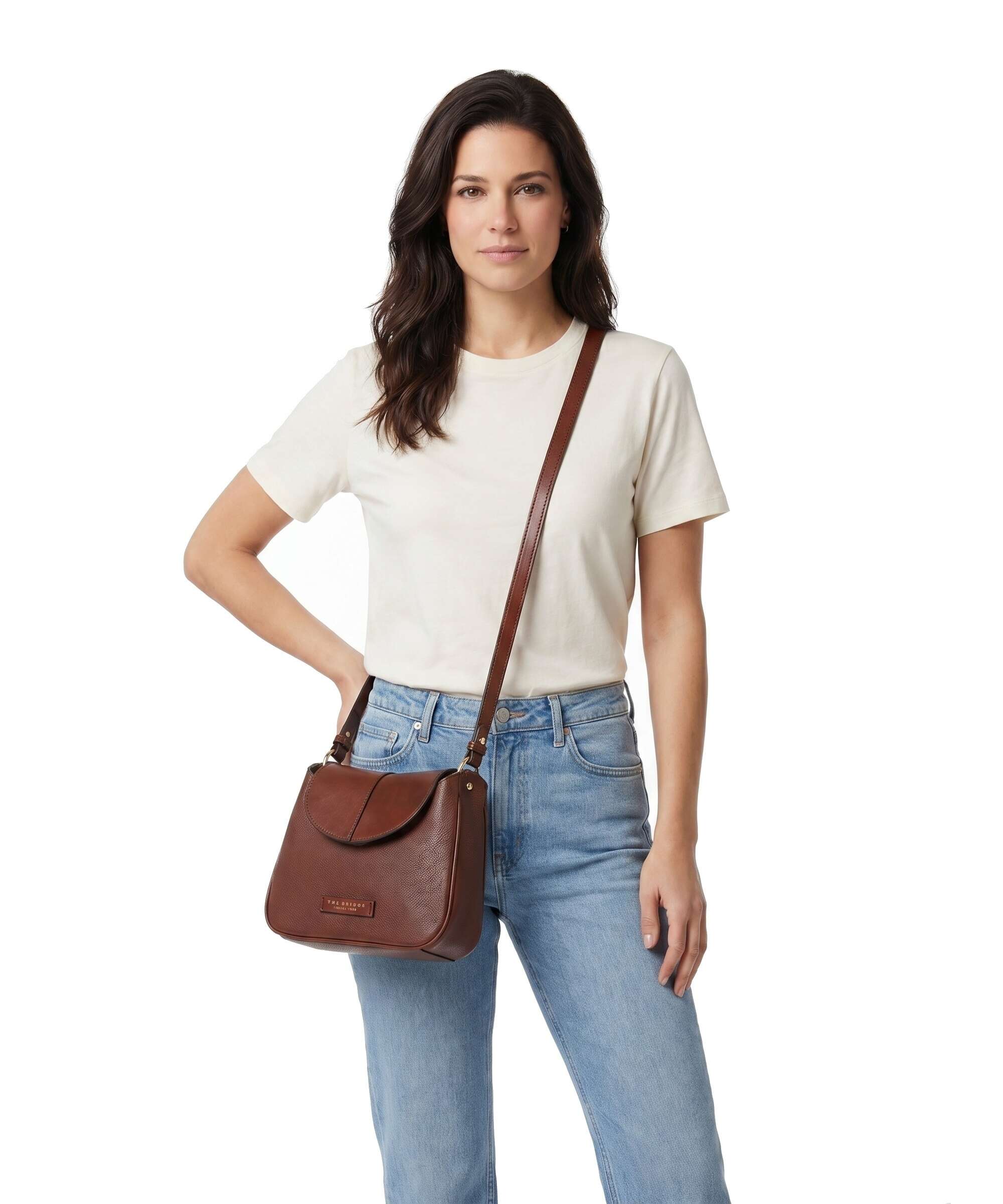 The Bridge Elisabetta Crossbody bag marrone