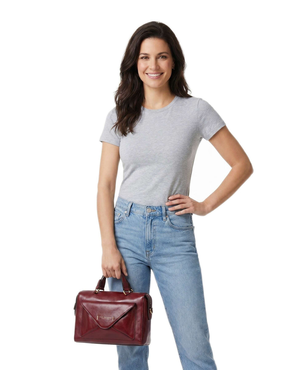 The Bridge Frida Handbag barolo