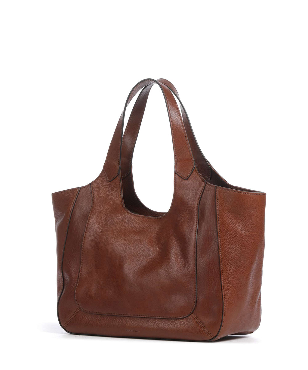 The Bridge Luce Soft Tote bag marrone