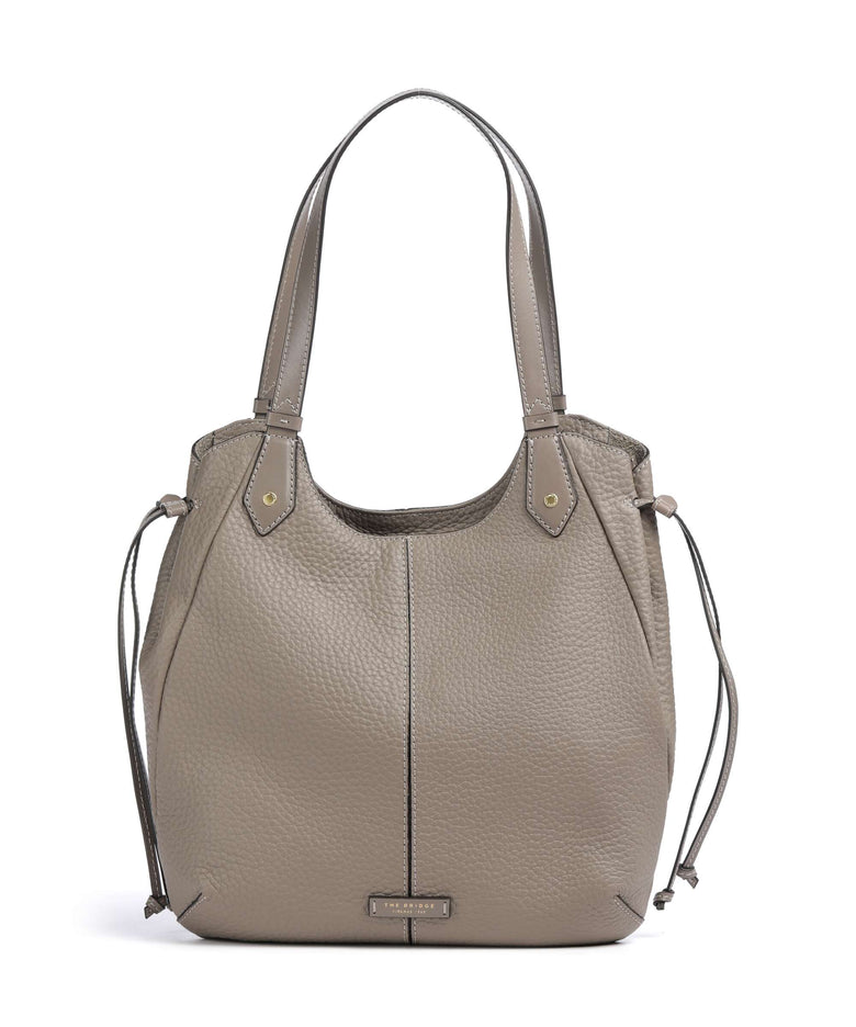 The Bridge Martina Hobo bag greige