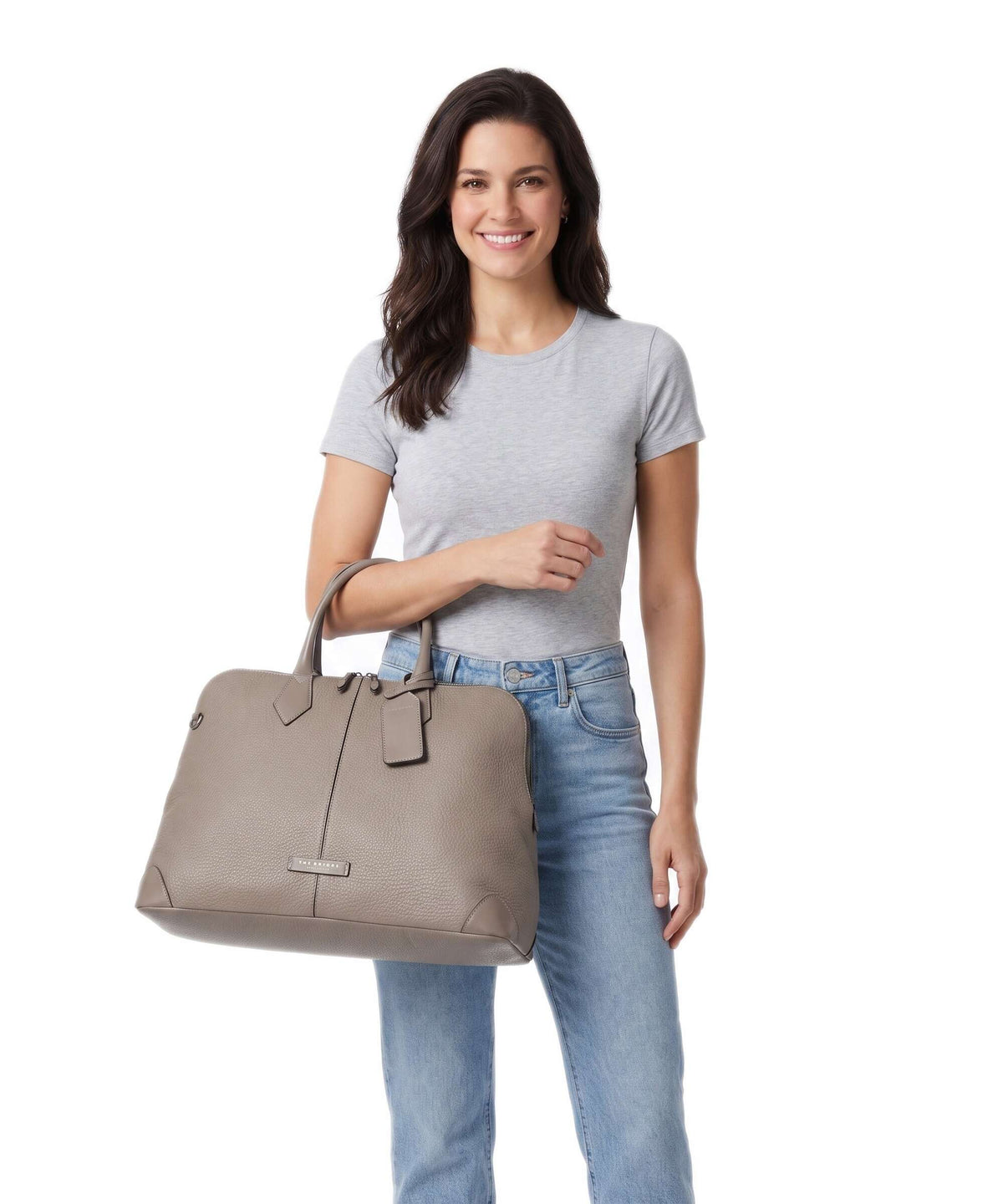 The Bridge Travel Soft Weekend bag greige