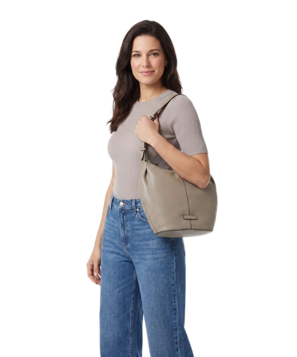 The Bridge Marisa Hobo bag greige
