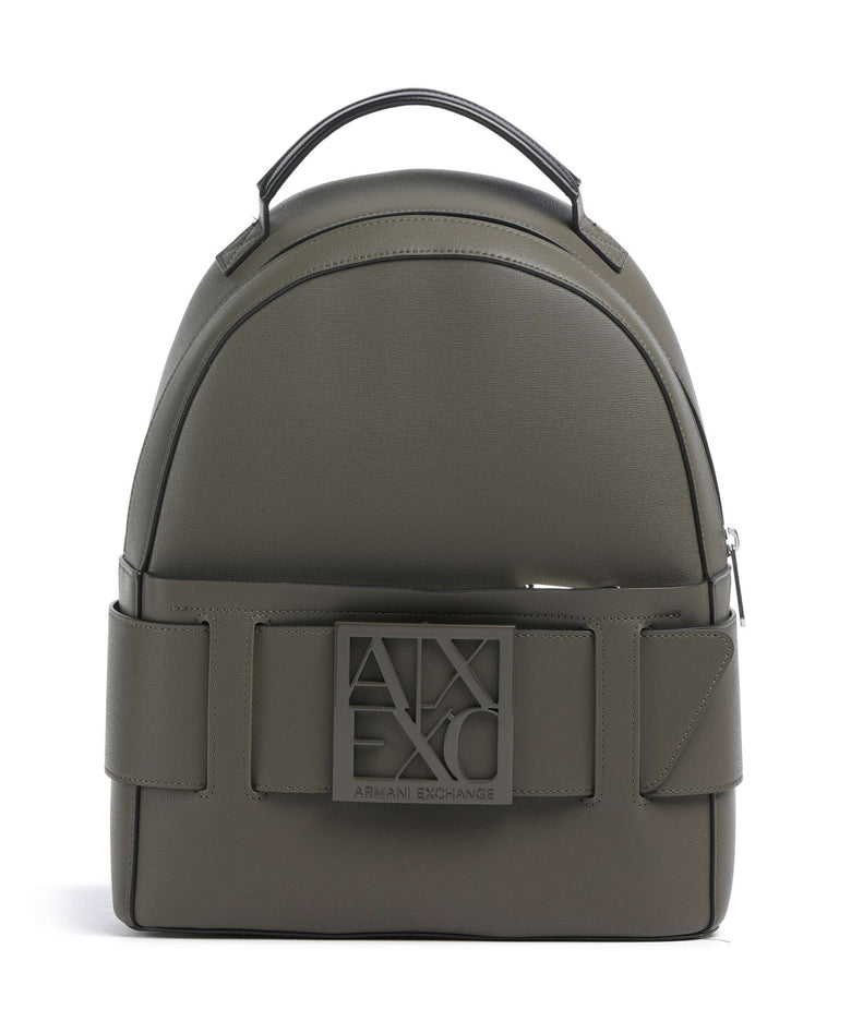 armani exchange mini backpack BexyClothing adding a touch of elegance and brand recognition Armani Exchange Beige Polyethylene Backpack