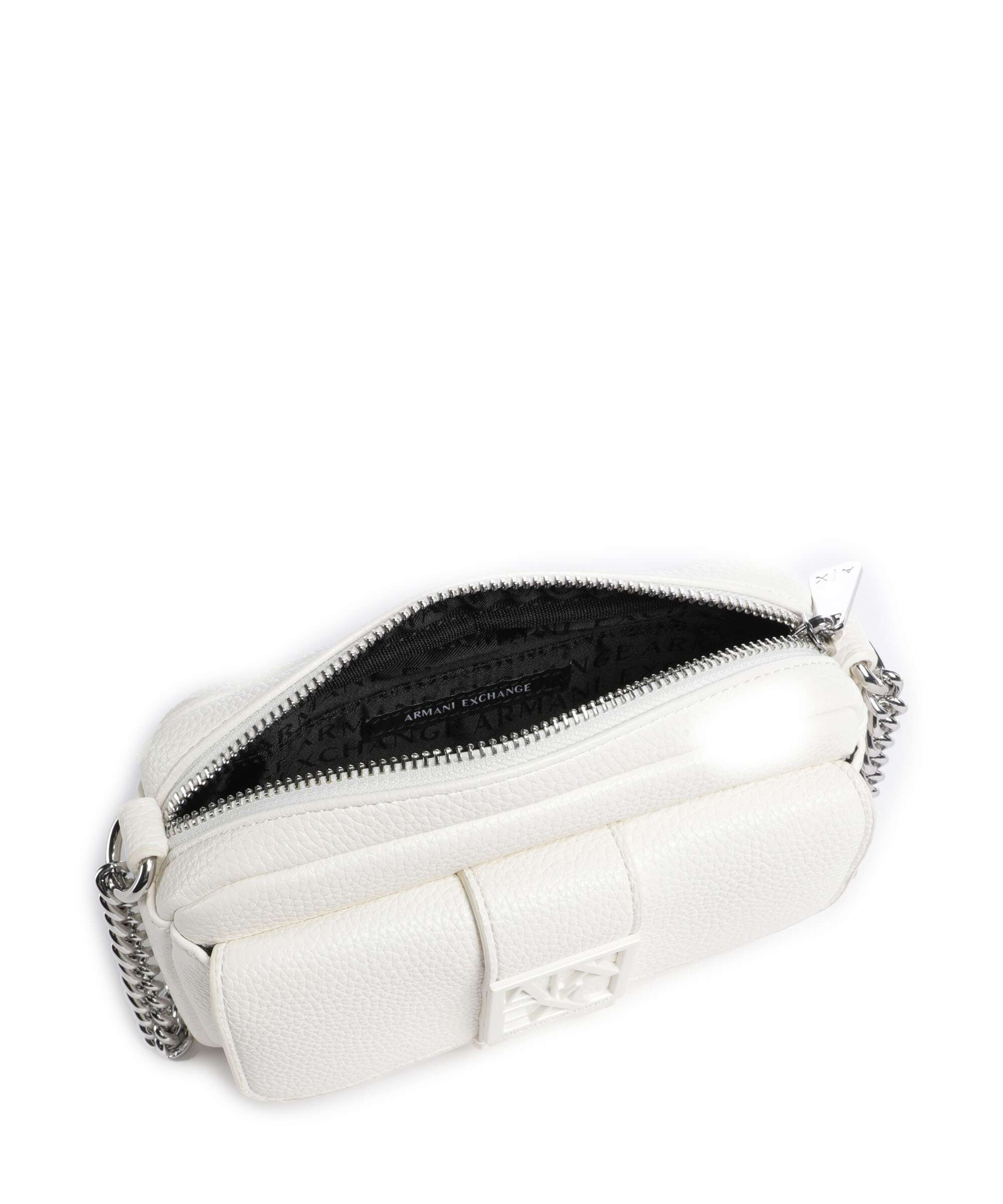 Armani Exchange Susy Soft Crossbody bag off white