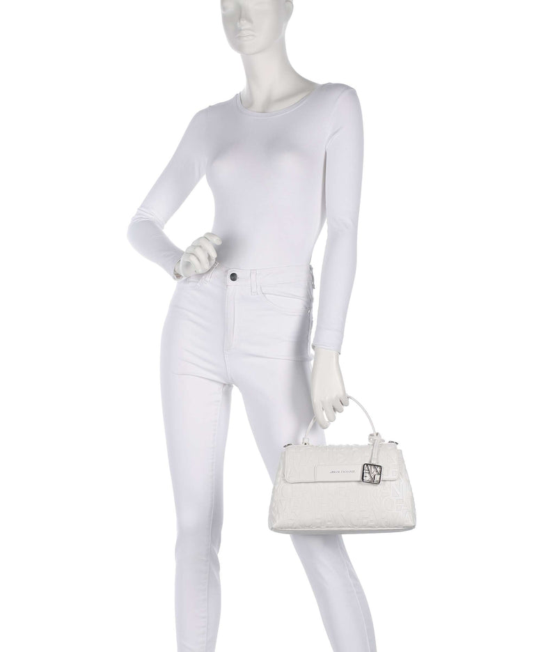 Armani Exchange Liz Handbag off white