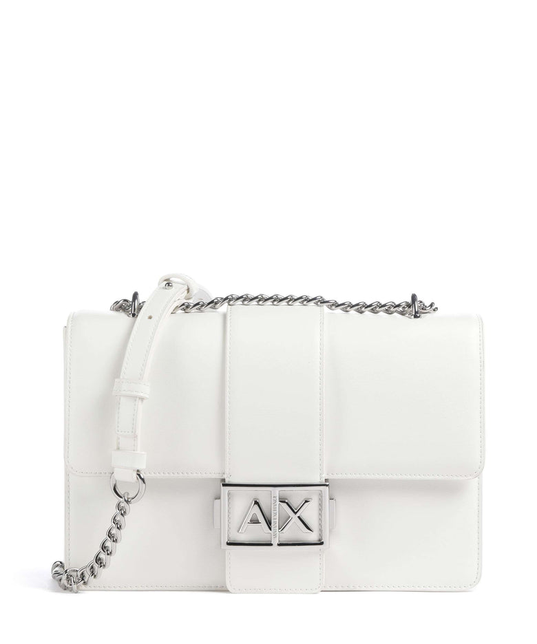 Armani Exchange Jodie M Shoulder bag off white