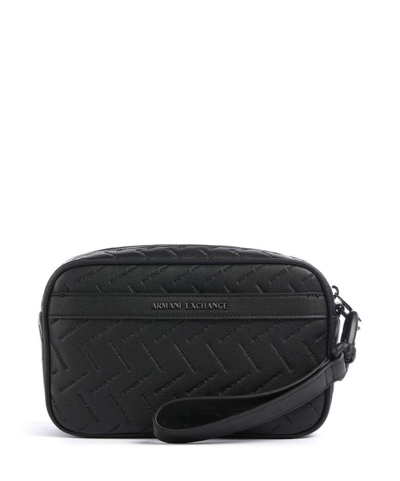 Armani Exchange Ginevra Embossed Toiletry bag black