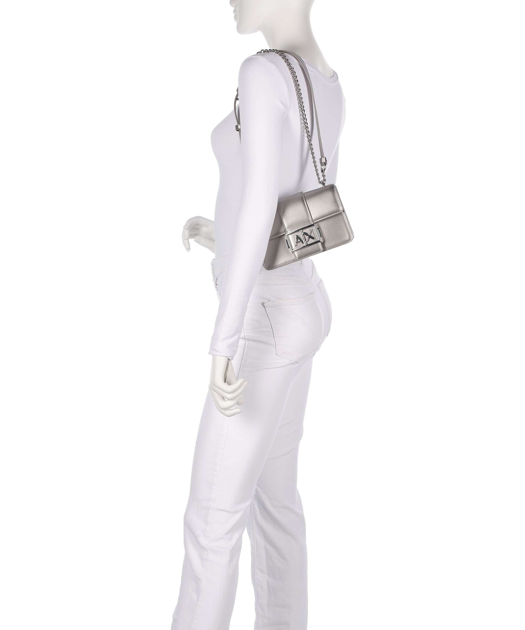 Armani Exchange Jodie S Shoulder bag gunmetal