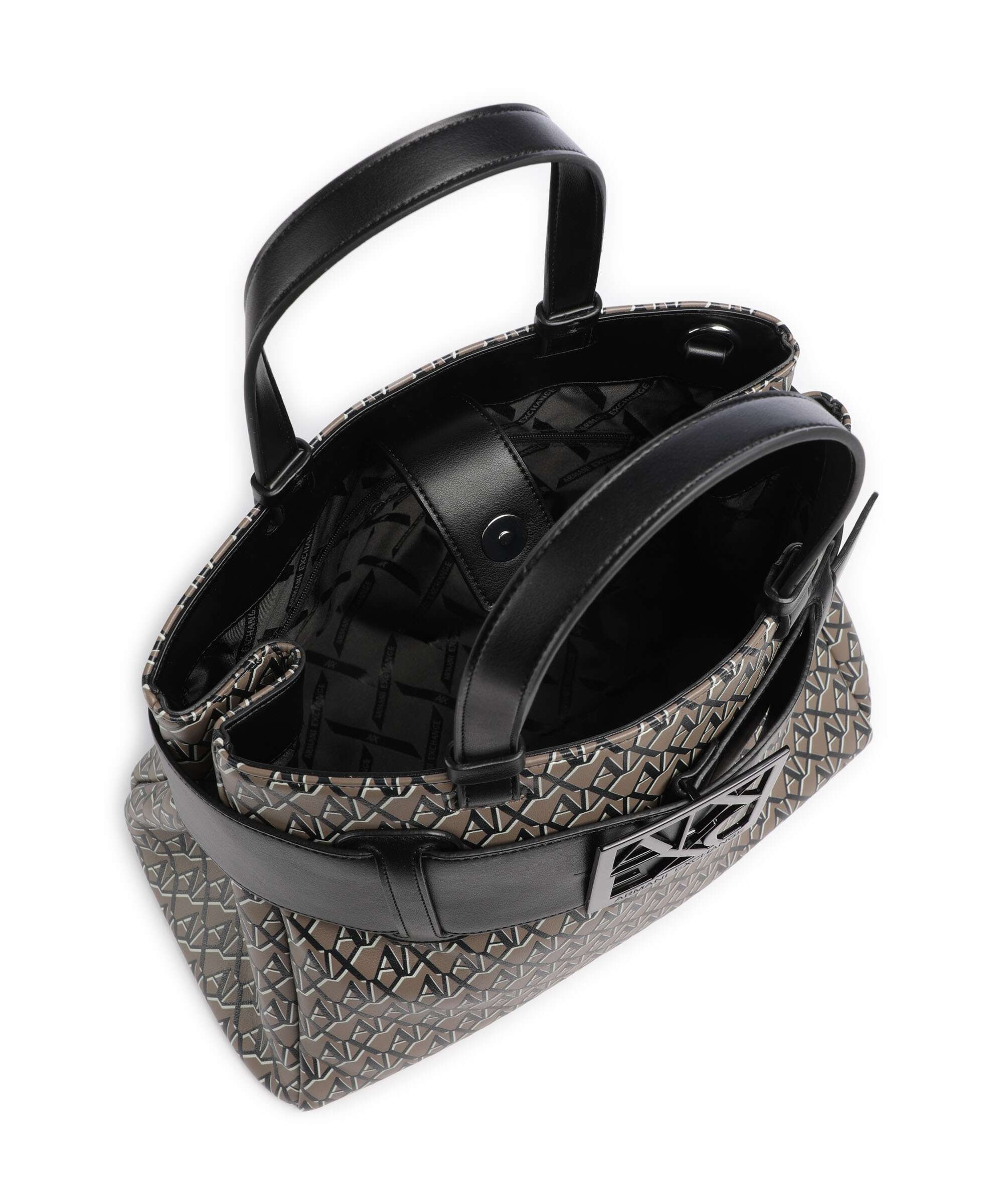 Armani Exchange Susy Soft Handbag brown bass/black