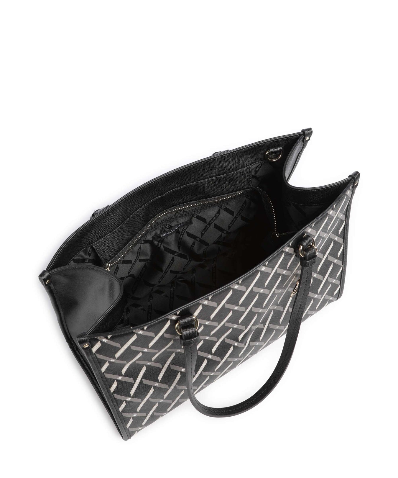 Armani Exchange Gynger Logo Tote bag black