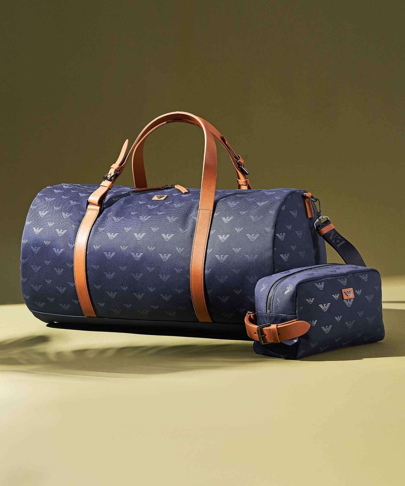 Emporio Armani Special Minorca Toiletry bag blu navy