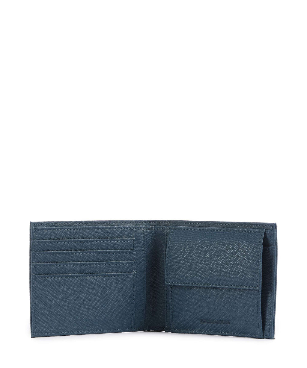 Emporio Armani Saffiano Animation Wallet legion blue