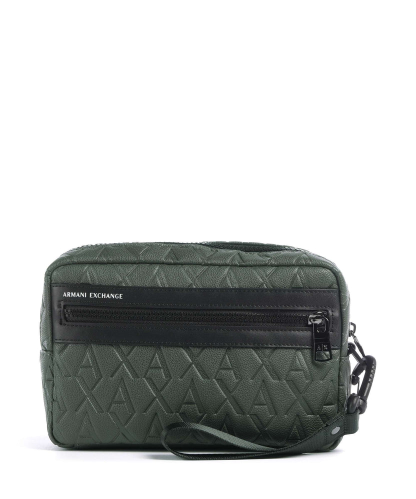 Armani Exchange Liam Toiletry bag sage