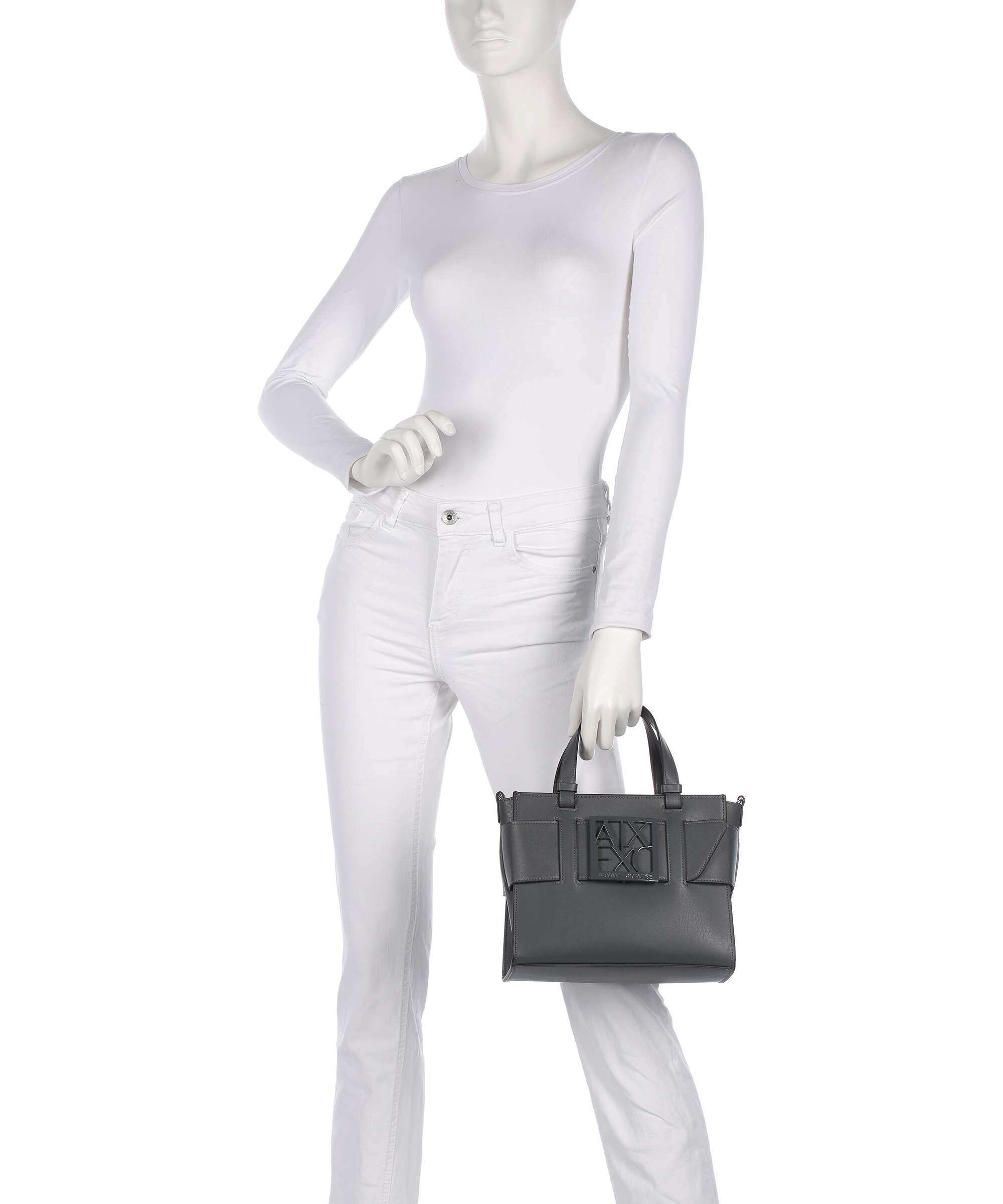 Armani Exchange Susy M Handbag chill steel