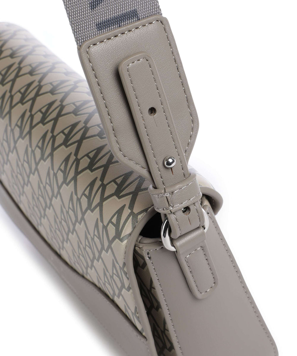 Armani Exchange Wave Monogram Crossbody bag sound sand/brown bass