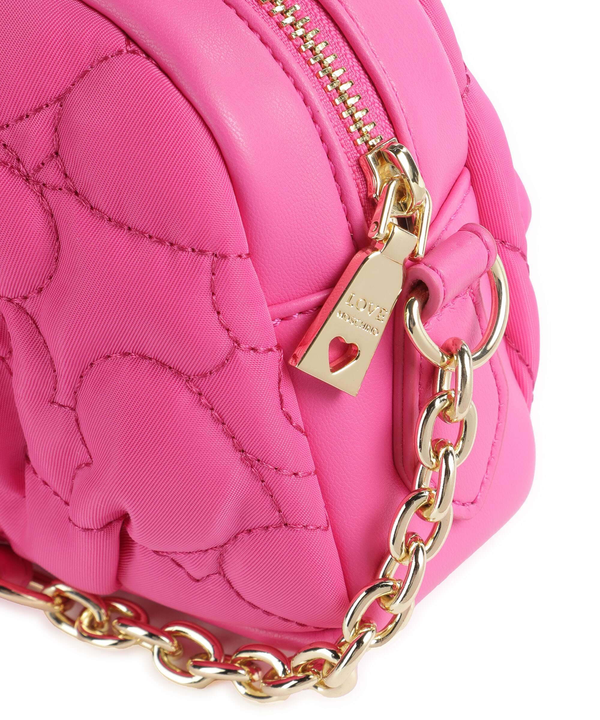 Love Moschino Puffy Heart Crossbody bag fuxia