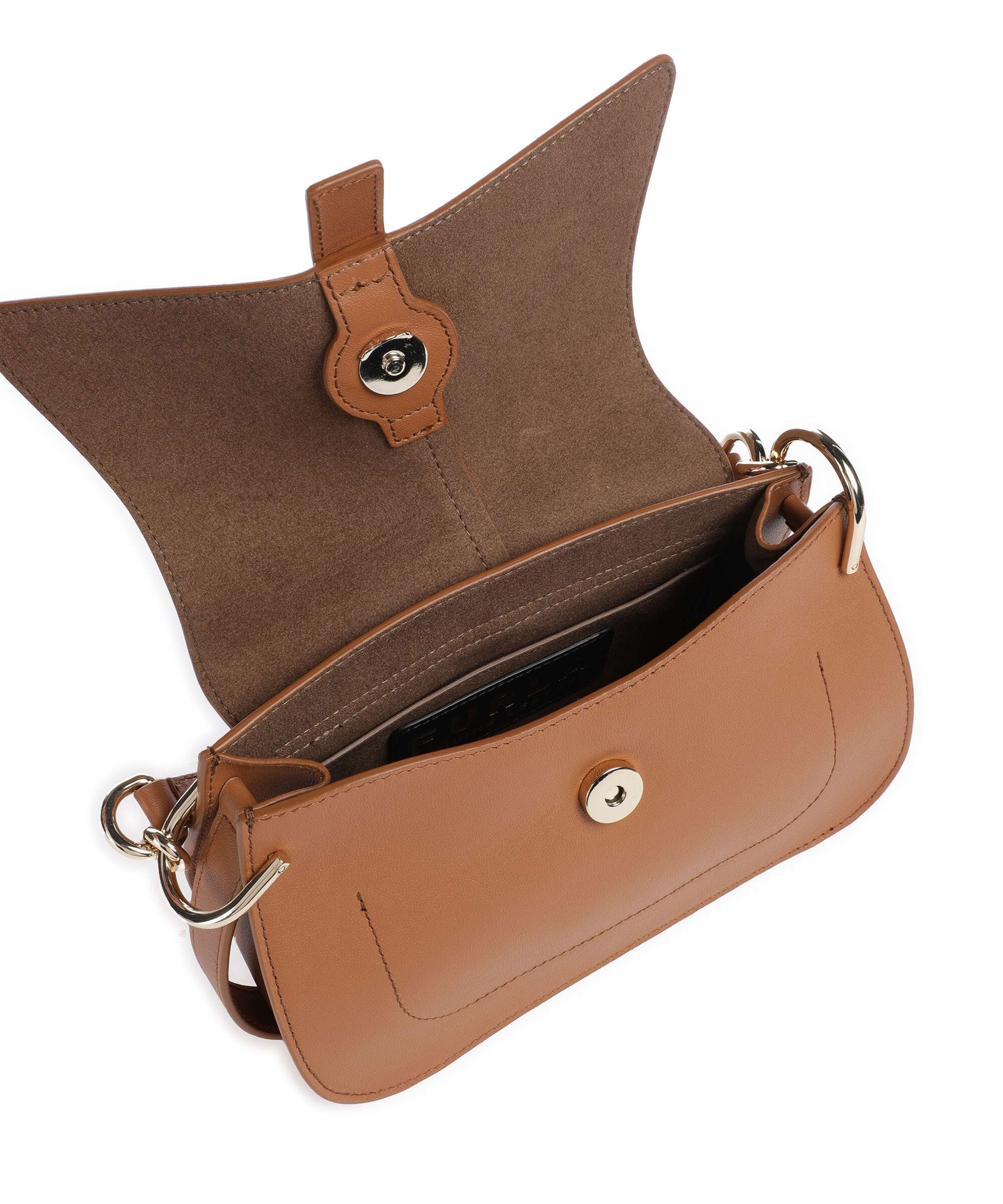 Furla Flow Mini Handbag brandy