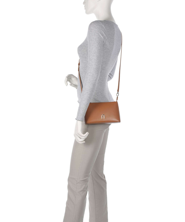 Furla Diamante Mini Crossbody bag brandy