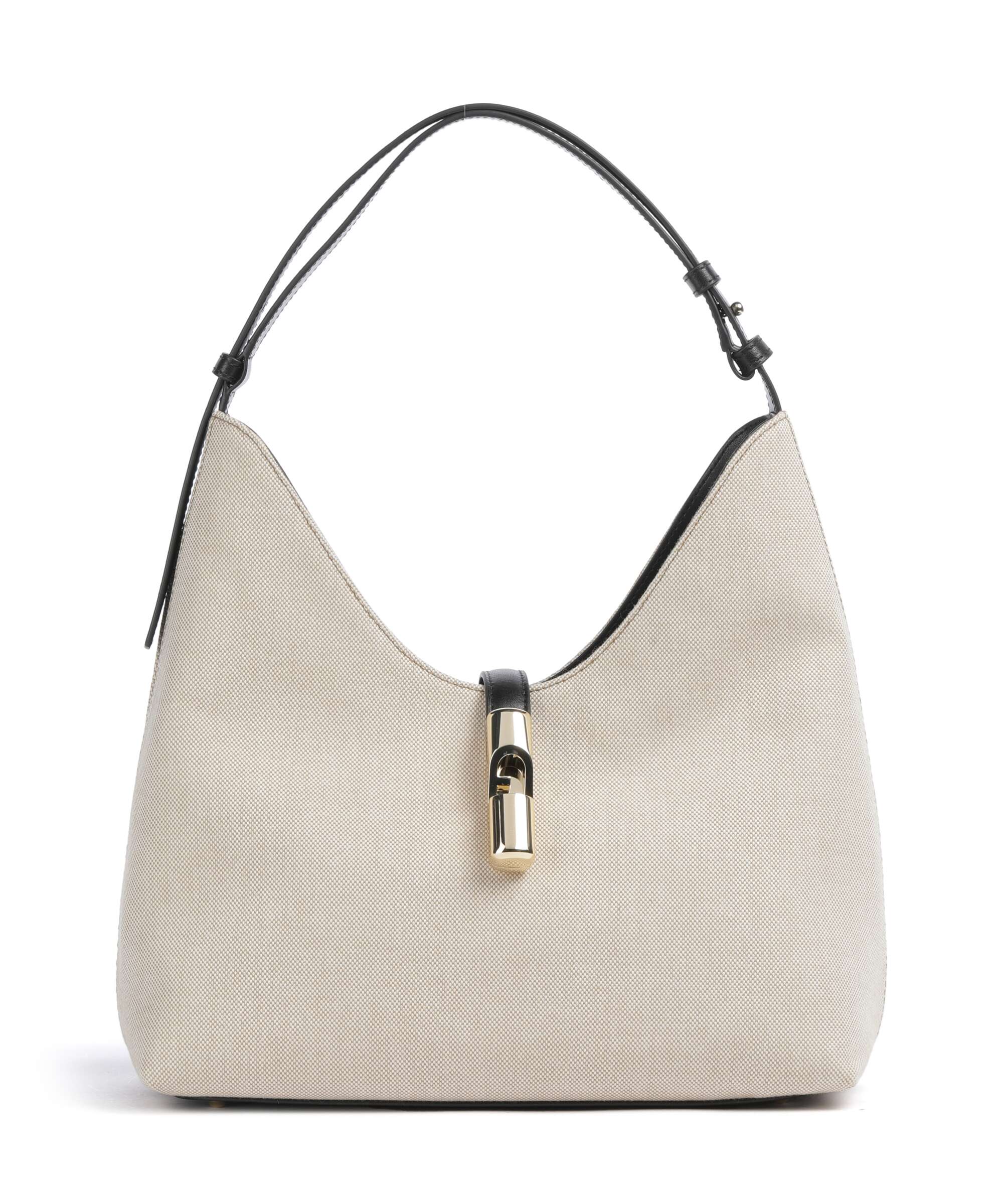 Furla Goccia M Hobo bag naturale/nero