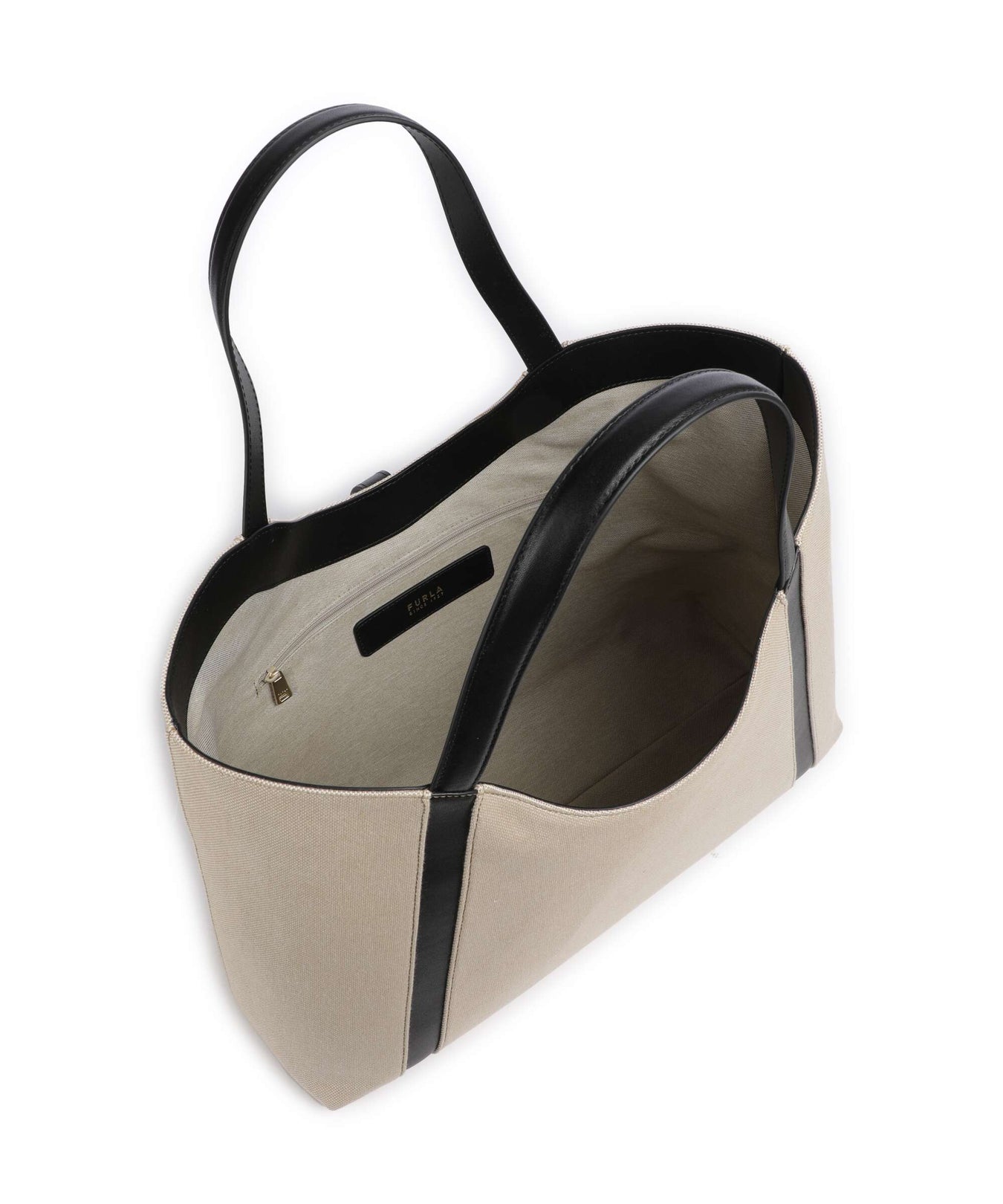 Furla Goccia XL Tote bag naturale/nero