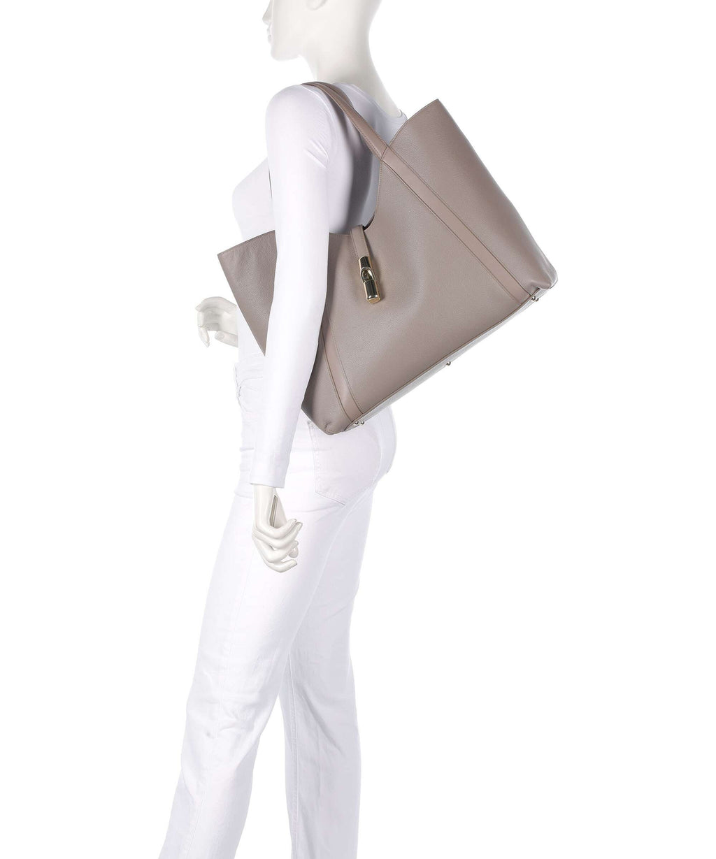 Furla Goccia XL Tote bag stucco gray/mauve