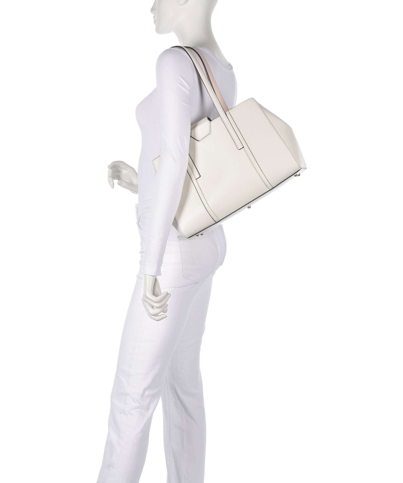 Furla Riva L Tote bag panna