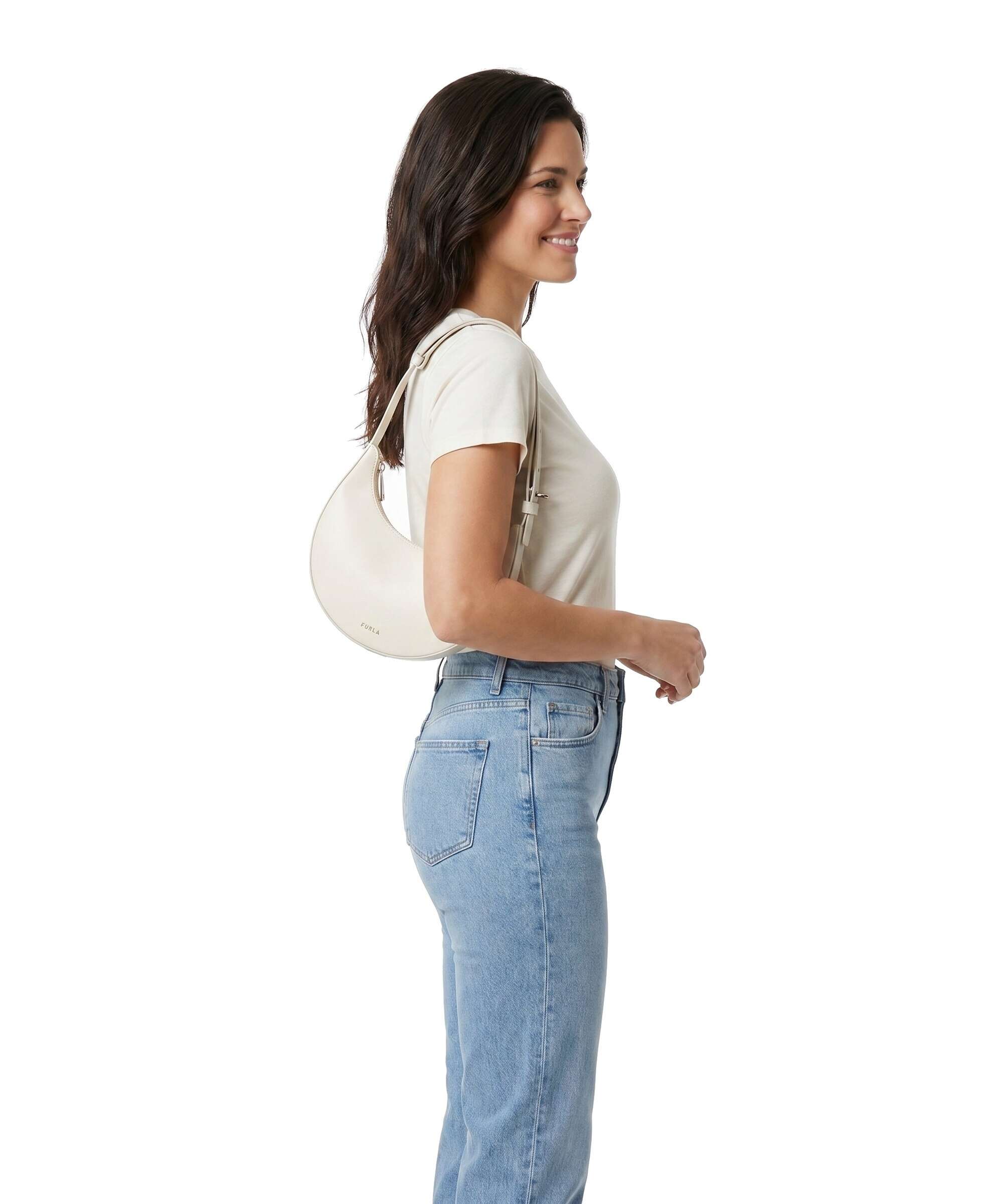 Furla Delizia Mini Shoulder bag panna
