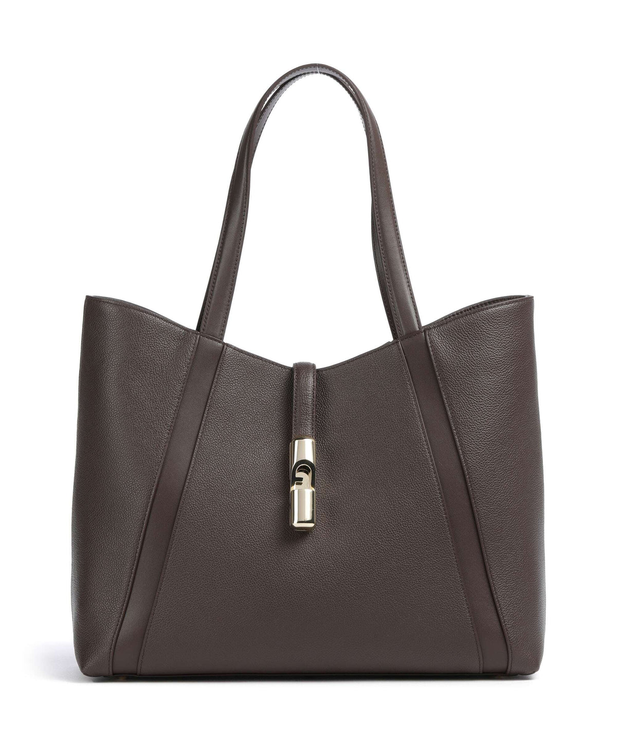 Furla Goccia L Tote bag cioccolato