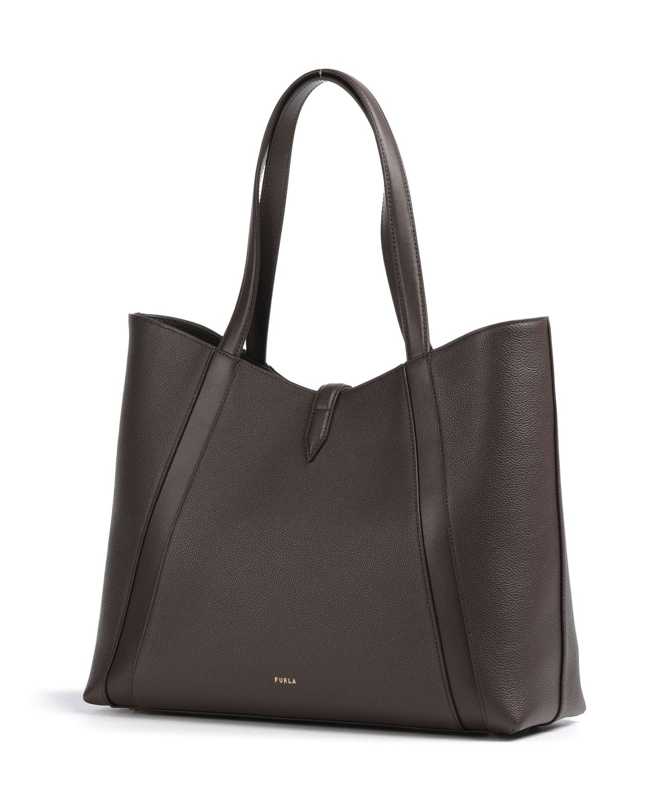 Furla Goccia L Tote bag cioccolato