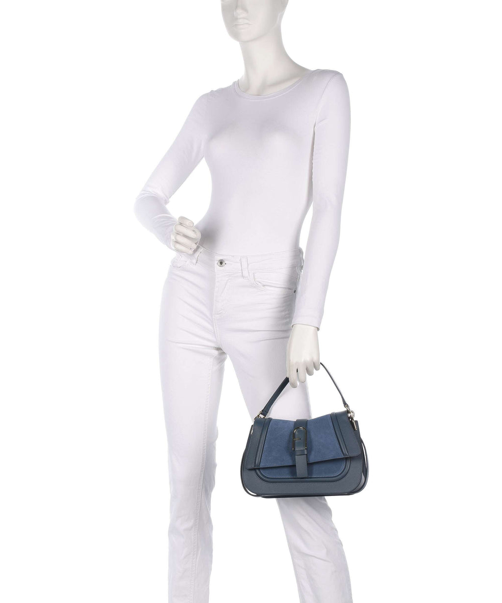 Furla Flow M Handbag toni grigio blu