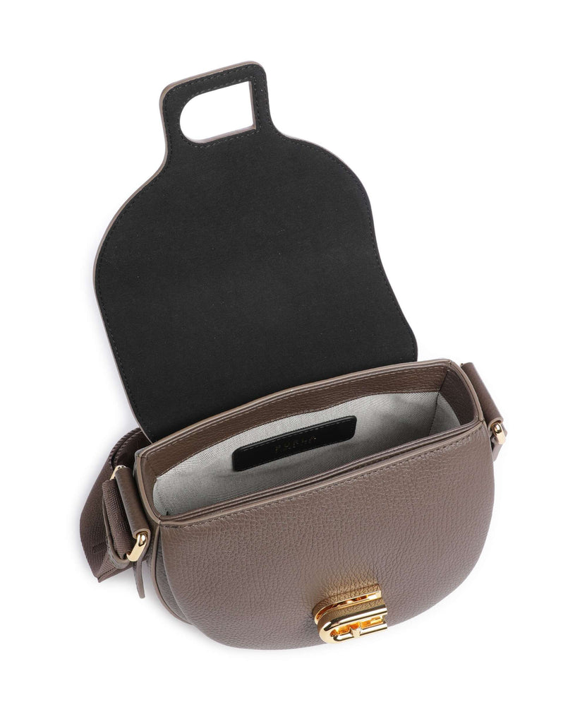 Furla Lotus Mini Crossbody bag toni mogano
