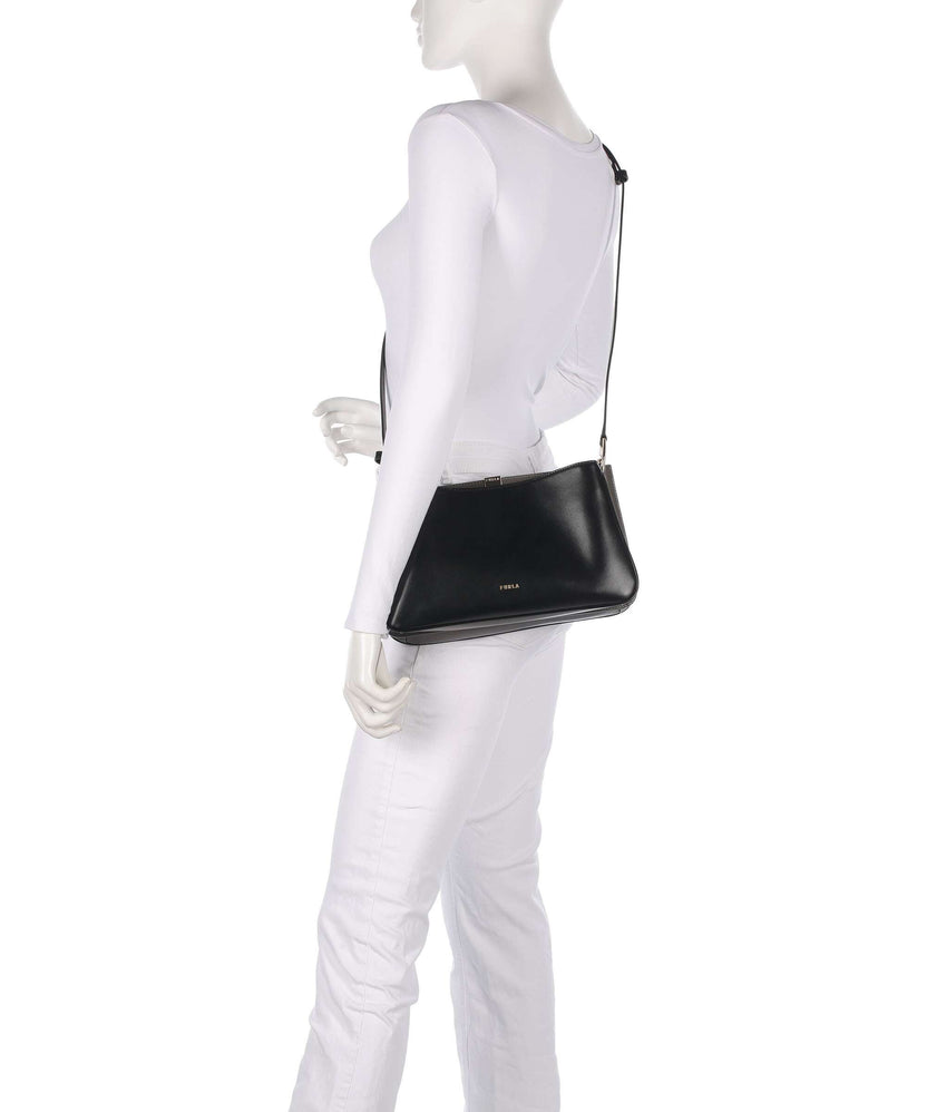 Furla Agata M Crossbody bag nero/urban gray