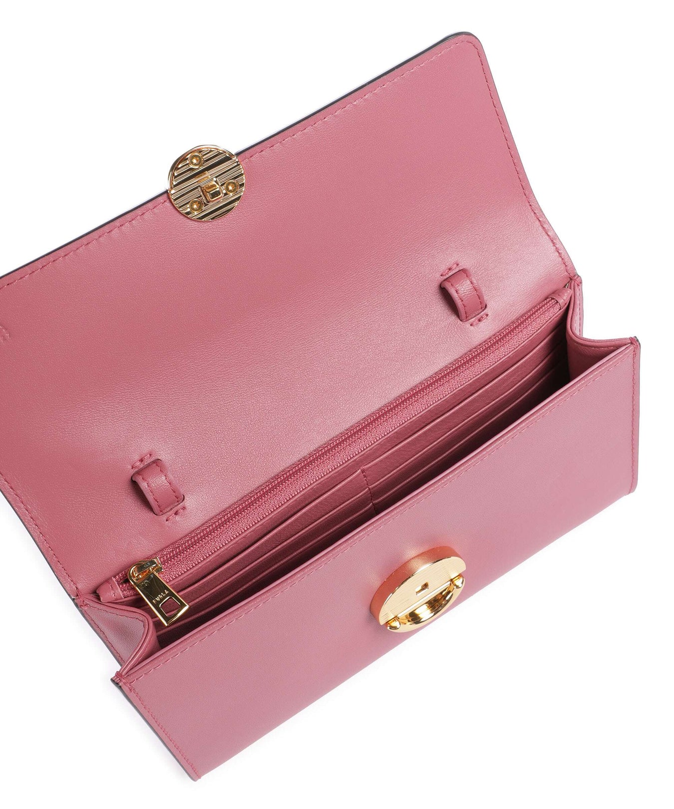 Furla Sfera Crossbody Wallet blush pink