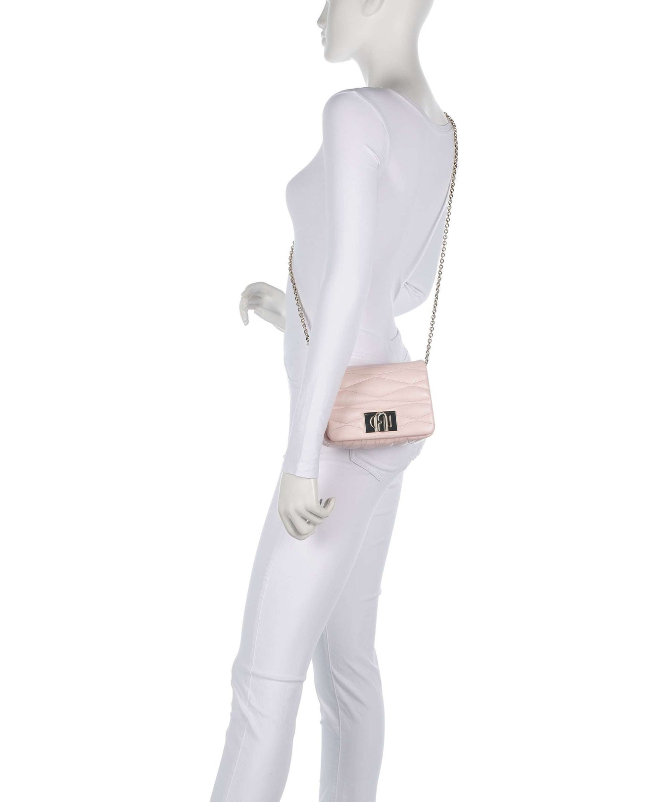 Furla 1927 Mini Soft Crossbody bag dusty pink