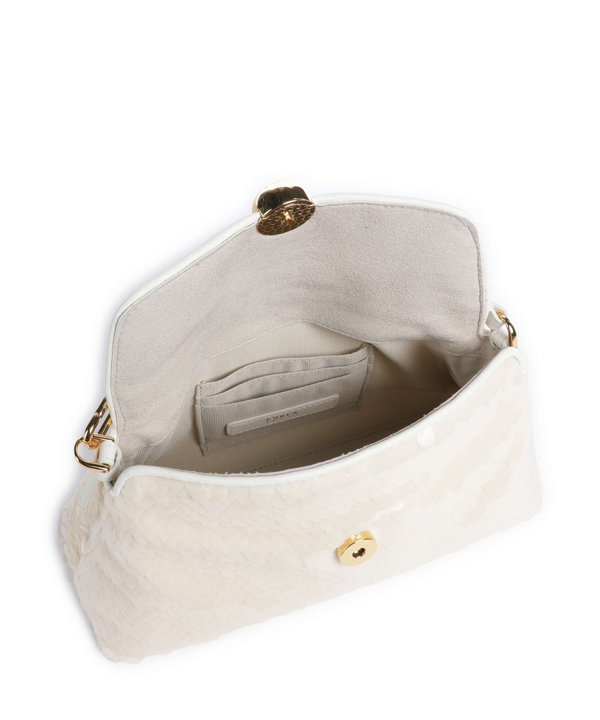Furla Sfera Soft Mini Crossbody bag talco