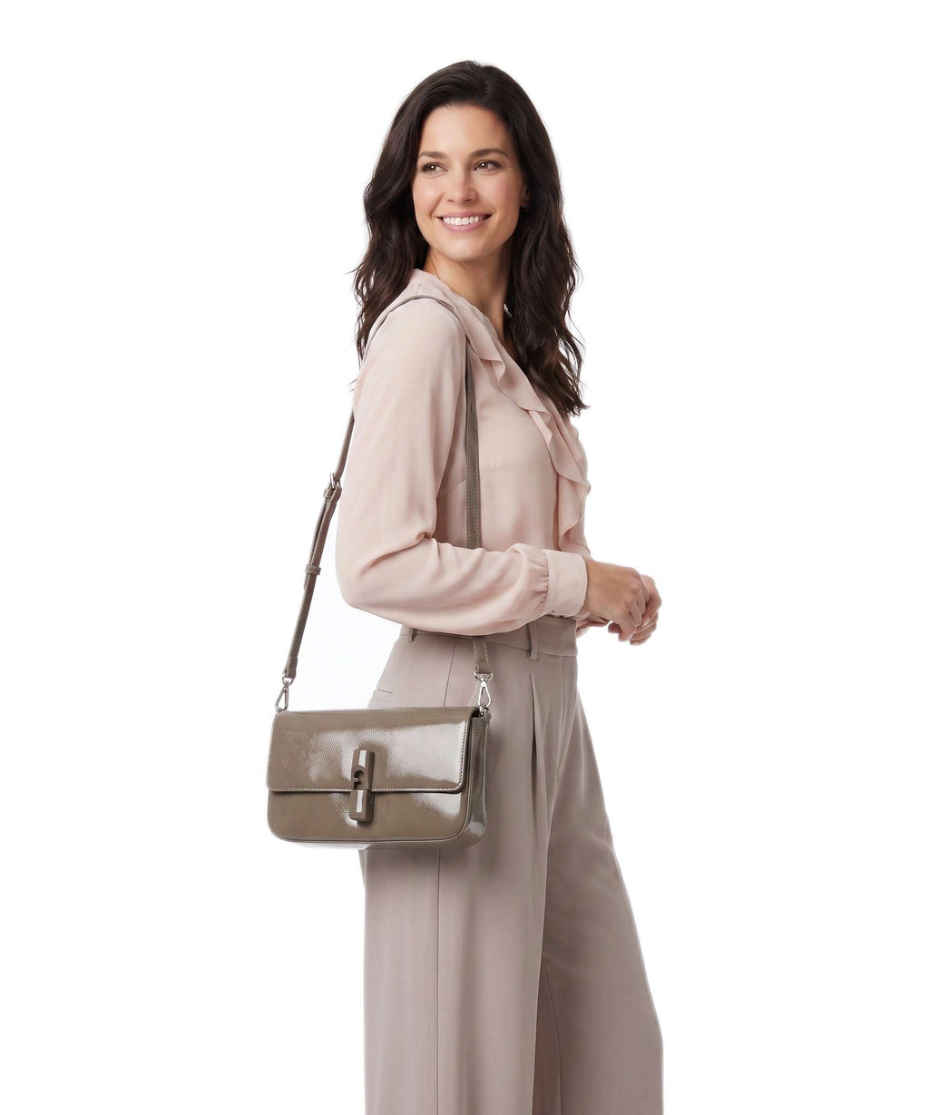 Furla Iride S Crossbody bag muddy gray