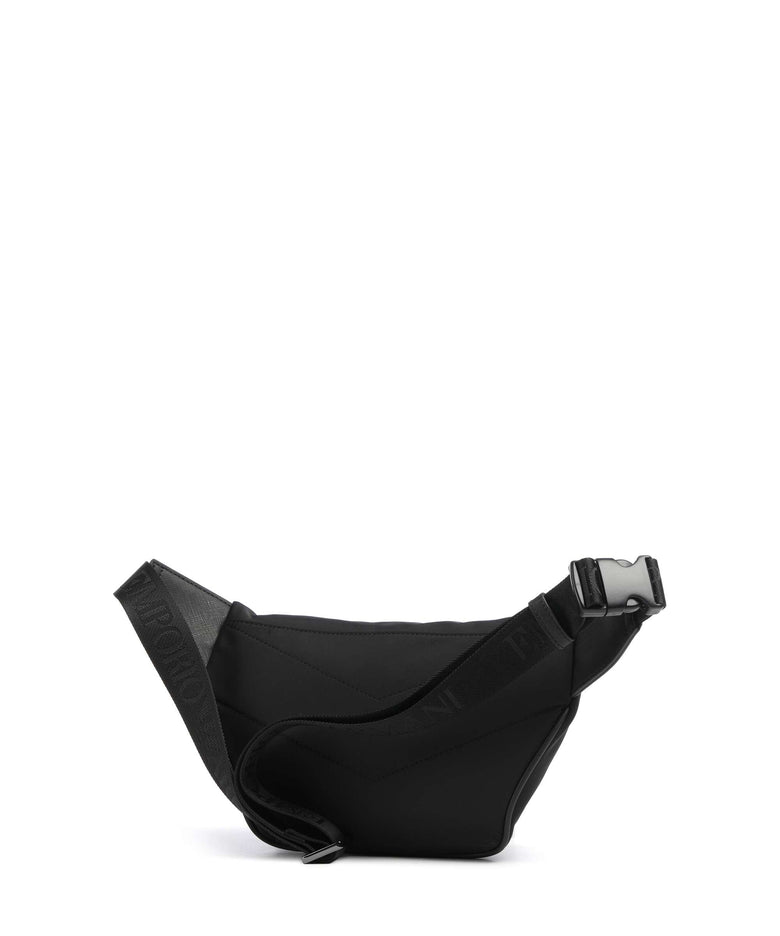 Emporio Armani Nylon Recycled Belt bag black beauty