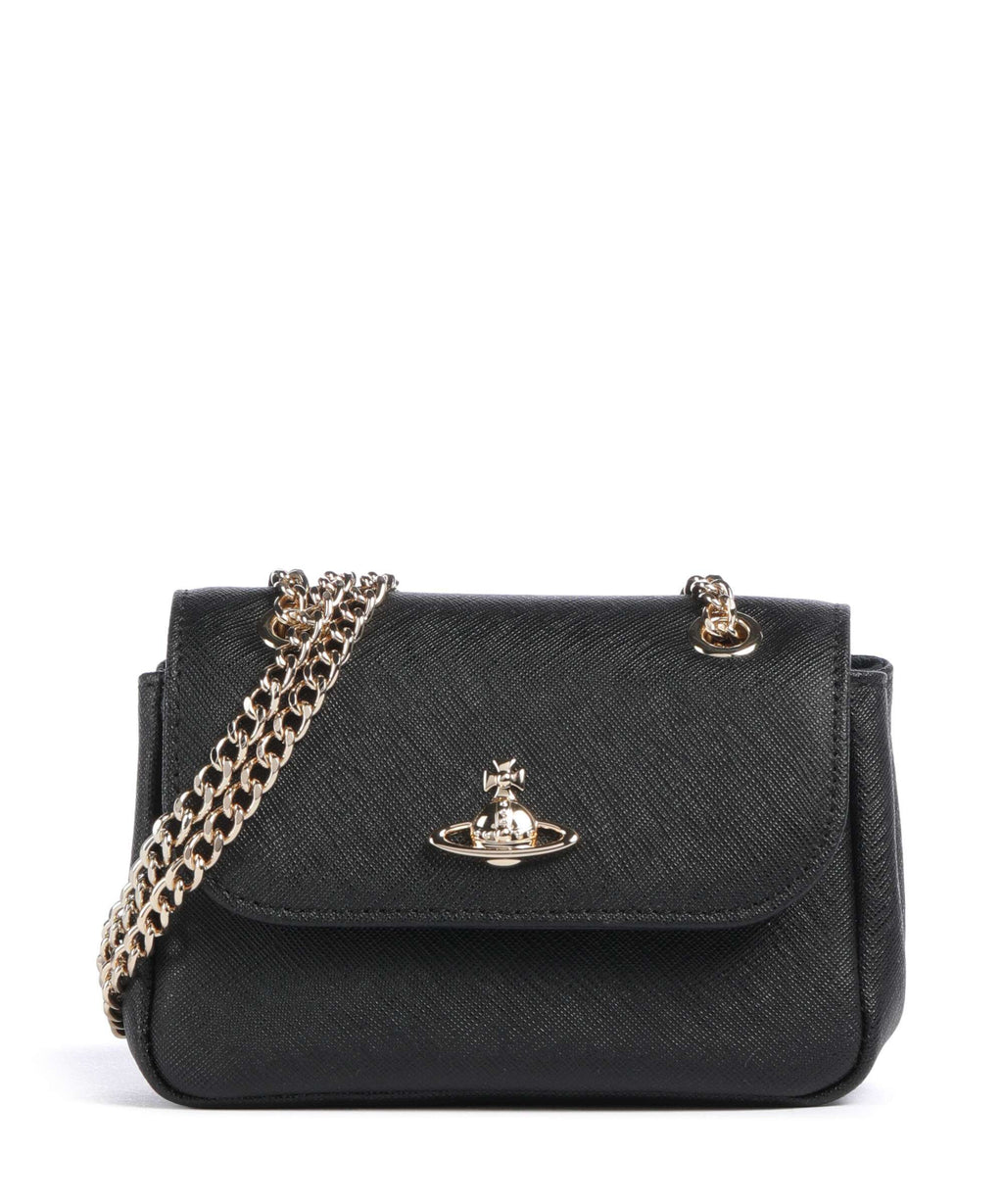 Vivienne Westwood Saffiano Small Shoulder bag black