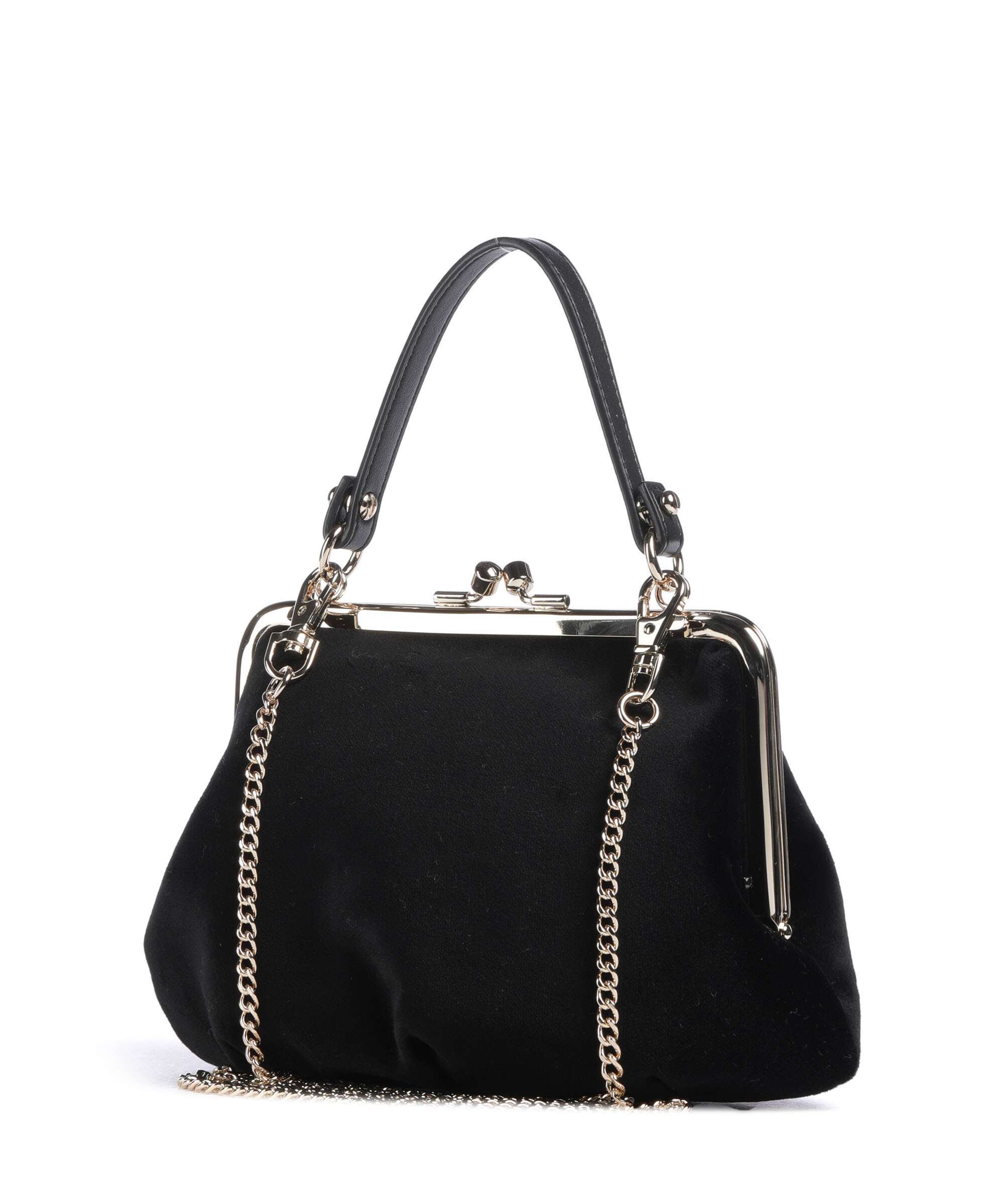Vivienne Westwood Granny Frame Velvet Crossbody bag velvet fabric